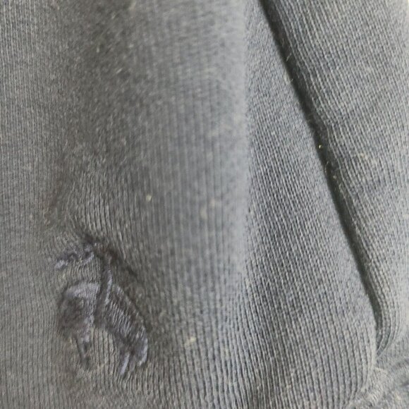 Brooks Brother Men's Sweater Navy Blue Size Sz Med Pullover  1/4 Zip Long Sleeve - Picture 6 of 10